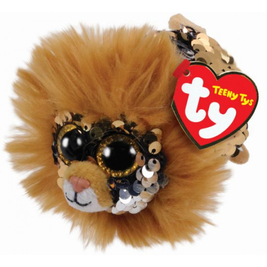 Teeny Regal Sequin Lion Plush(1607-42409)