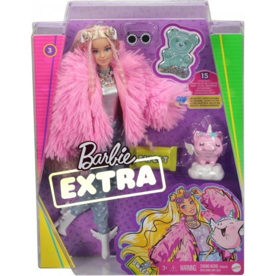 Barbie Extra-Fluffy Pink Jacket (GRN28)