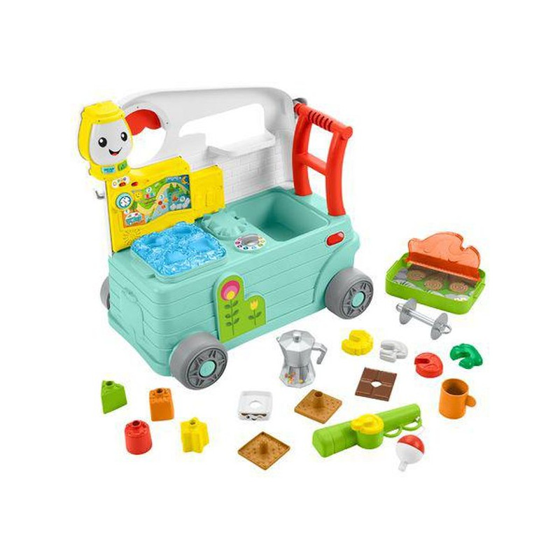 Fisher Price Laugh & Learn Εκπαιδευτικό Τροχόσπιτο 3 Σε 1-Smart Stages (HCK81)