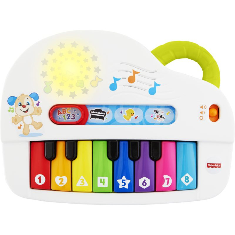 Fisher Price Laugh & Learn Εκπαιδευτικό Πιάνο Με Φώτα (GFV21)