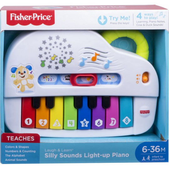 Fisher Price Laugh &amp; Learn Εκπαιδευτικό Πιάνο Με Φώτα (GFV21)