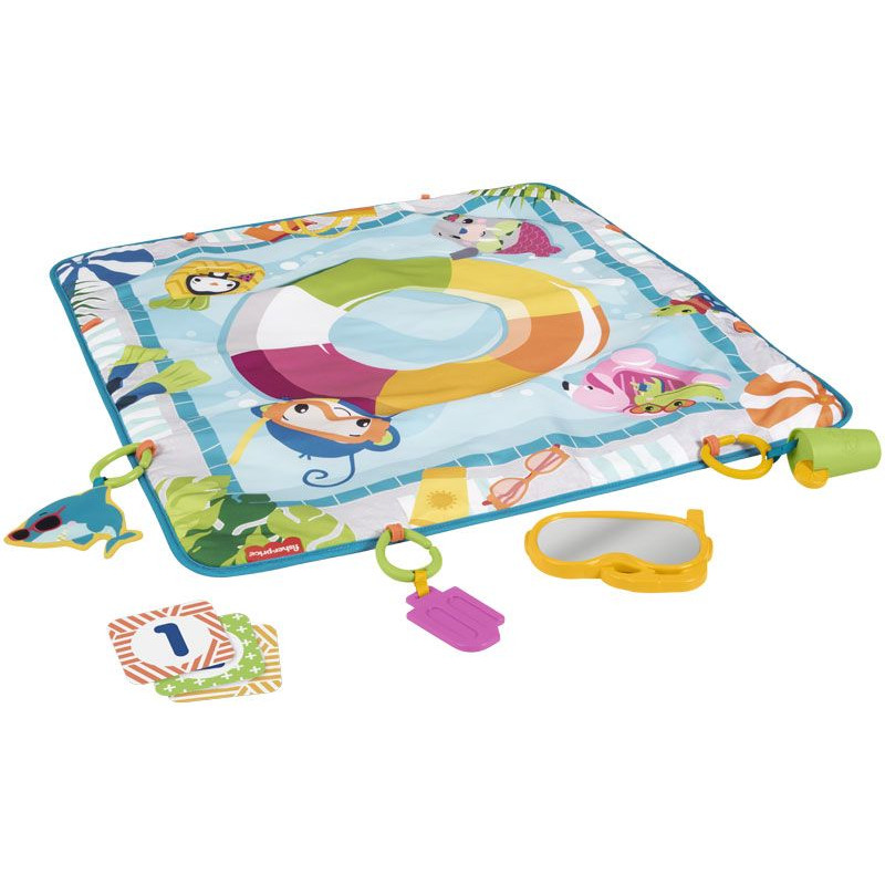 Fun Activity Mat Swimming Pool, Baby Activity Mat With Removable Toys (GRR44)