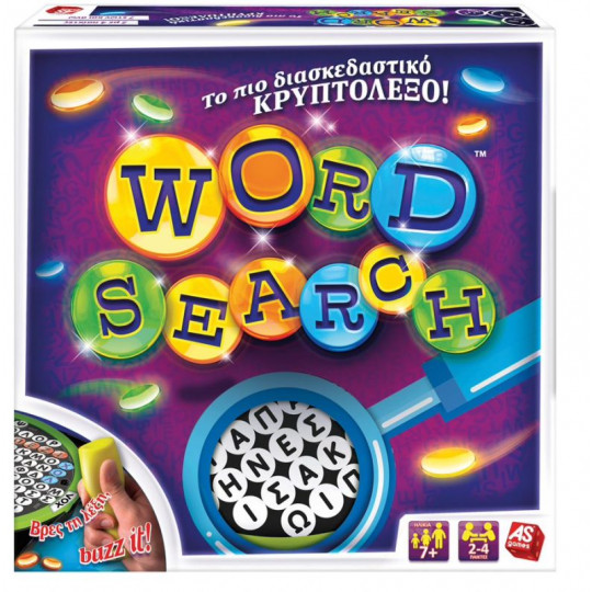 AS Games Επιτραπέζιο Παιχνίδι Wordsearch Για Ηλικίες 7+ Χρονών Και 2-4 Παίκτες(1040-20830)