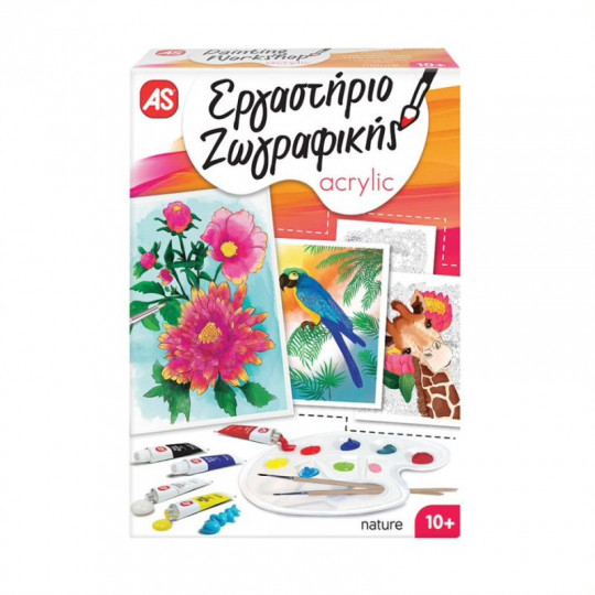 Painting Workshop Acrylic Drawing Set Nature For Ages 10+(1038-11036)