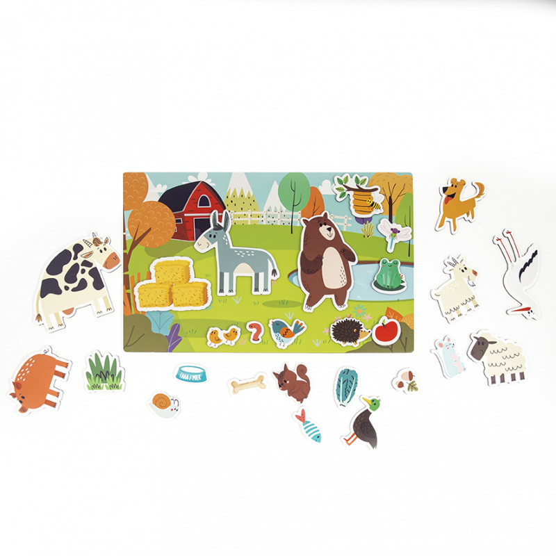 AS Magnet Box Animals 41 Educational Paper Magnets For Ages 3+(1029-64036)