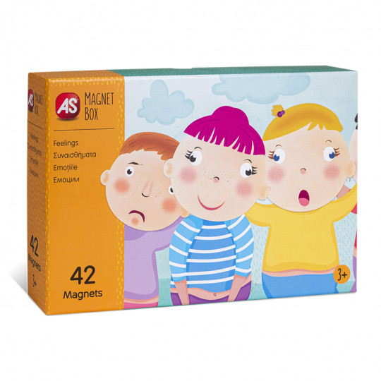 AS Magnet Box Feelings 42 Educational Paper Magnets For Ages 3+(1029-64037)