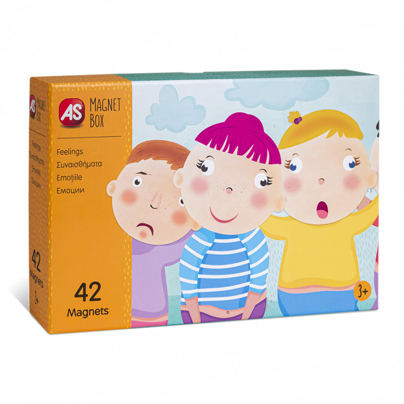 AS Magnet Box Feelings 42 Educational Paper Magnets For Ages 3+(1029-64037)