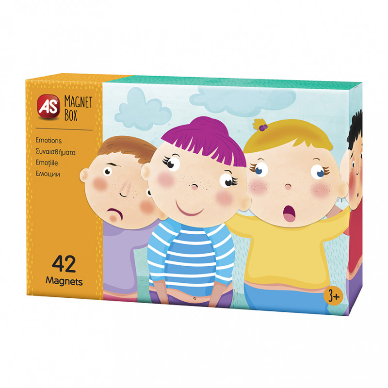 AS Magnet Box Feelings 42 Educational Paper Magnets For Ages 3+(1029-64037)