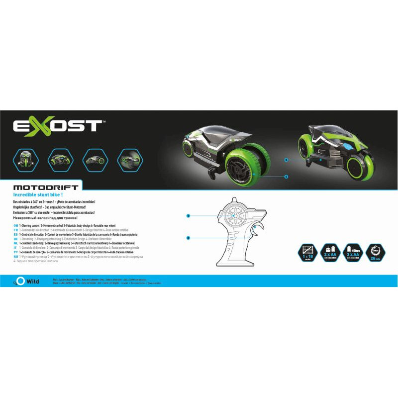 Exost Motodrift Τηλεκατευθυνόμενη Μηχανή + Δώρο Λαμπάδα(7530-20249)