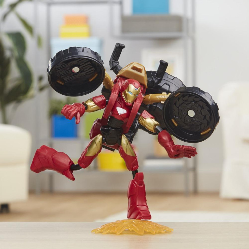 Avengers Bend And Flex Flex Rider Iron Man (F0244)