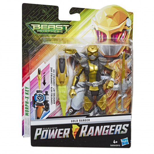 Power Rangers Basic 6 In Fingures Gold Ranger (E5915-E6030)