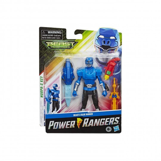 Power Rangers Basic 6 In Fingures Beast-X Blue Ranger (E5915-E7828)