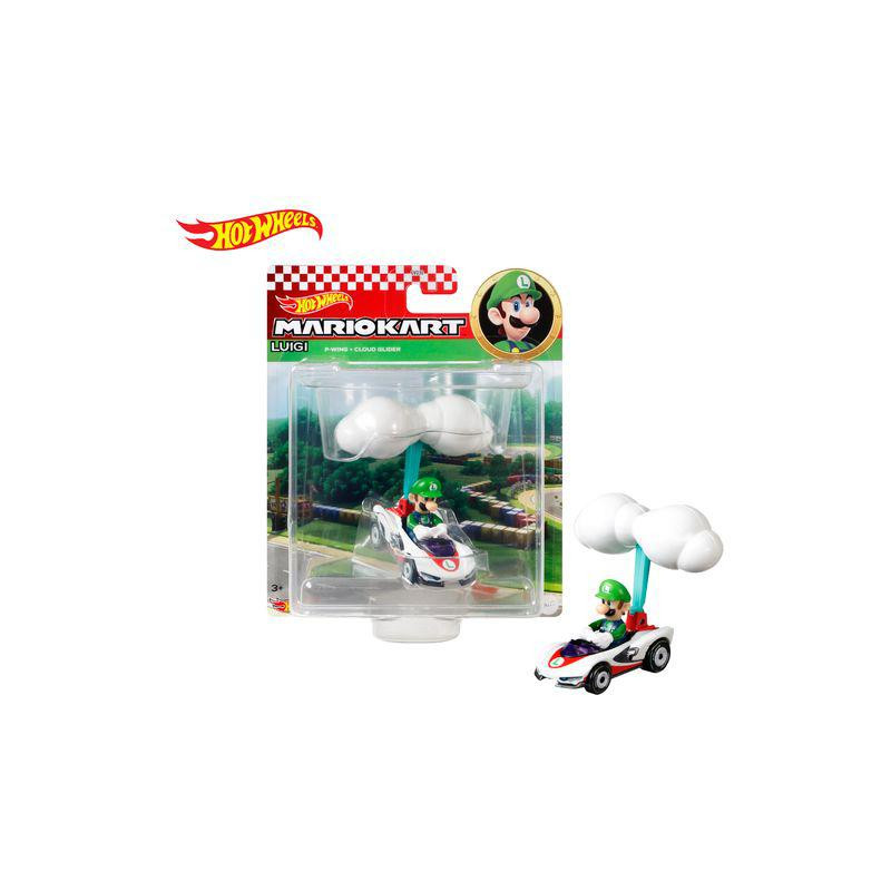 Hot Wheels Αυτοκινητάκια Mario Kart Με Ανεμόπτερο (GVD30)