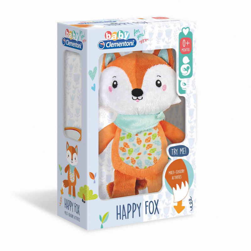 Baby Clementoni For You Newborn Baby Happy Fox For 0+ Months(1000-17271)