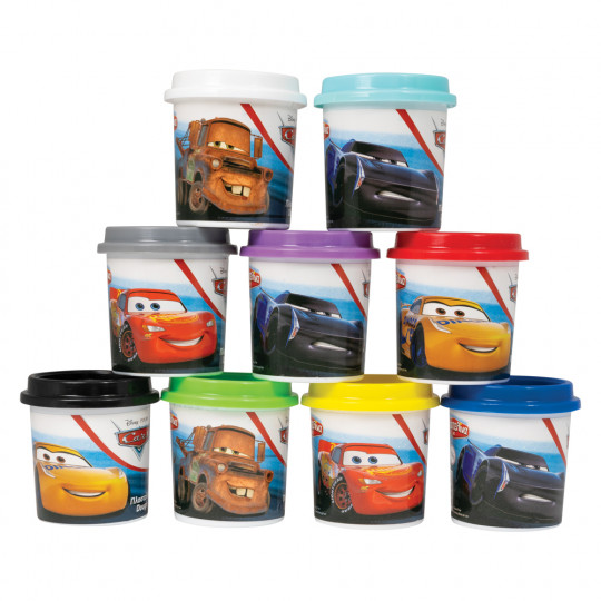 AS Πλαστελίνη Disney Cars Βαζάκι Με Καπάκι Καλουπάκι 114gr Για 3+ Χρονών(1045-03545)