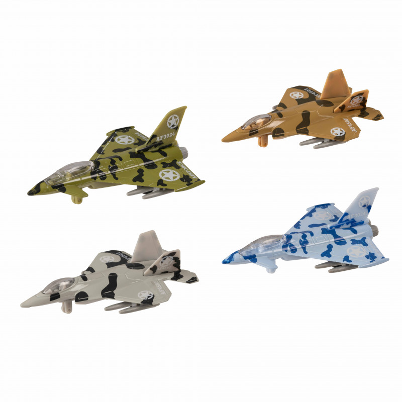 Teamsterz Jet Fighter Die Cast Racing Plane For Ages 3+(7535-13770)