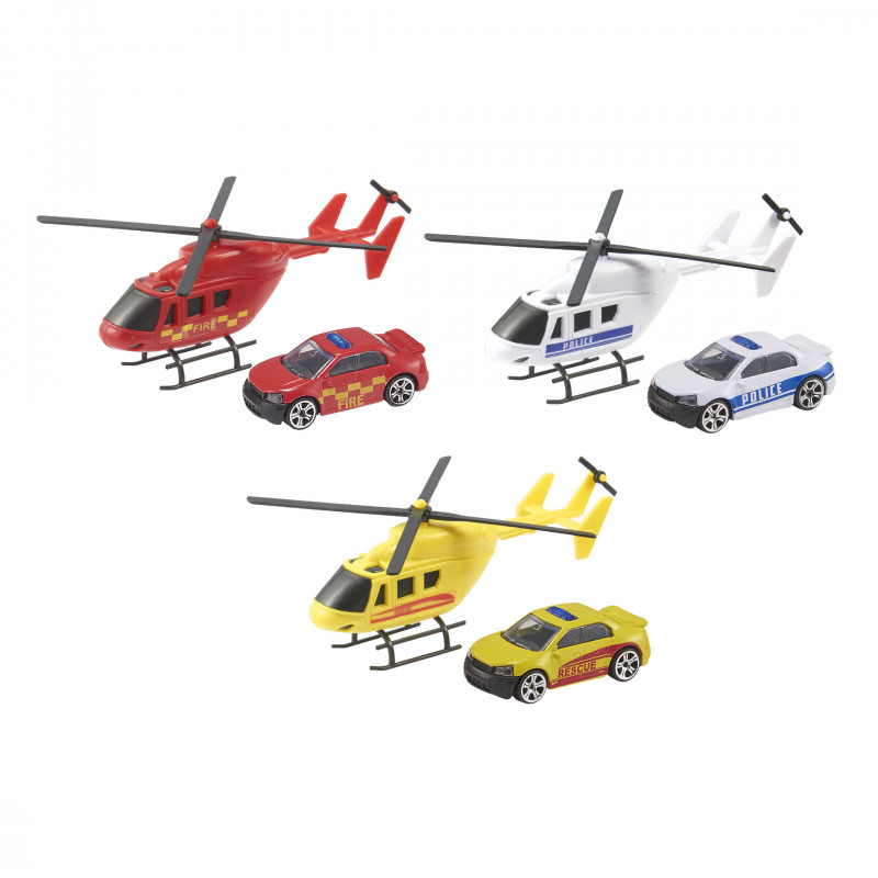 Teamsterz Σετ Οχήματα ’μεσης Δράσης Die Cast 1:64 Για 3+ Χρονών(7535-73612)