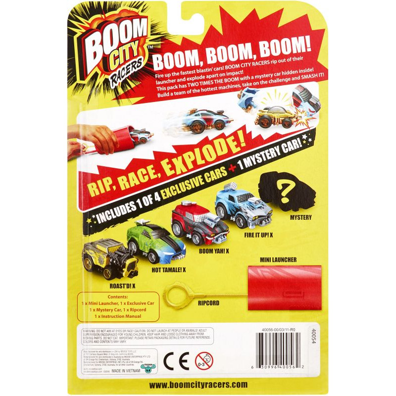 Boom City Racers 2 Vehicles & Launcher(BMC04000)