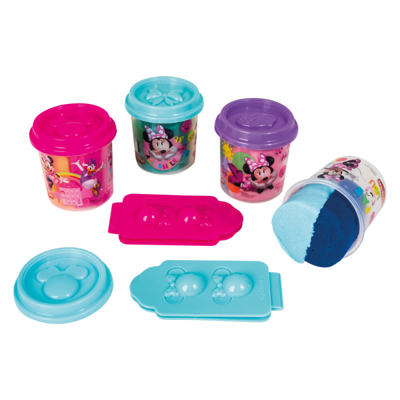 AS Dough Pot With 2 Dough Colors And 3D Cap Foldable Cutter 100gr For Ages 3+(1045-03543)