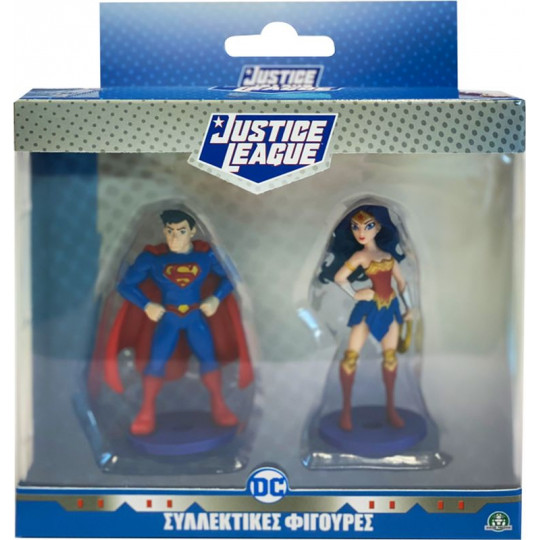 Justice League Figures-Toppers 2Pack-4 Designs (JUT01000)