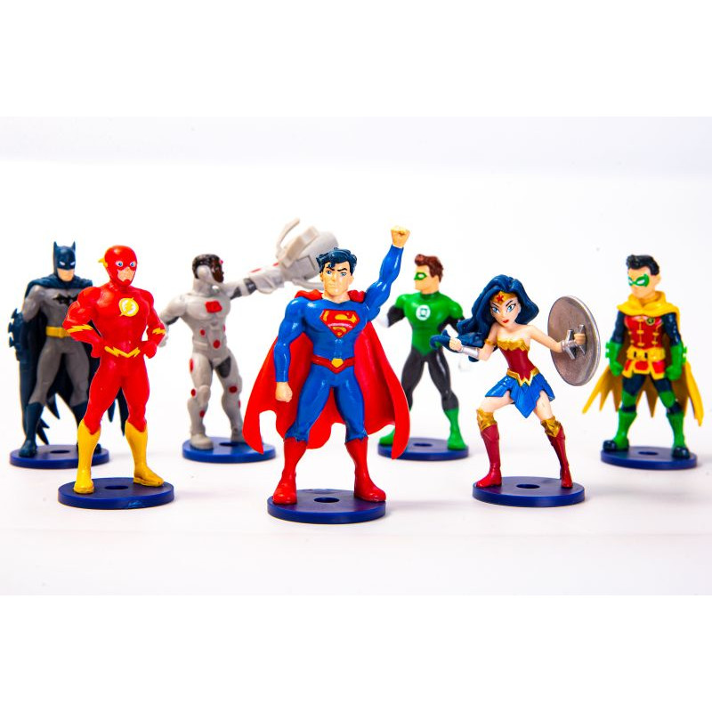 Justice League Figures-Toppers 2Pack-4 Designs (JUT01000)