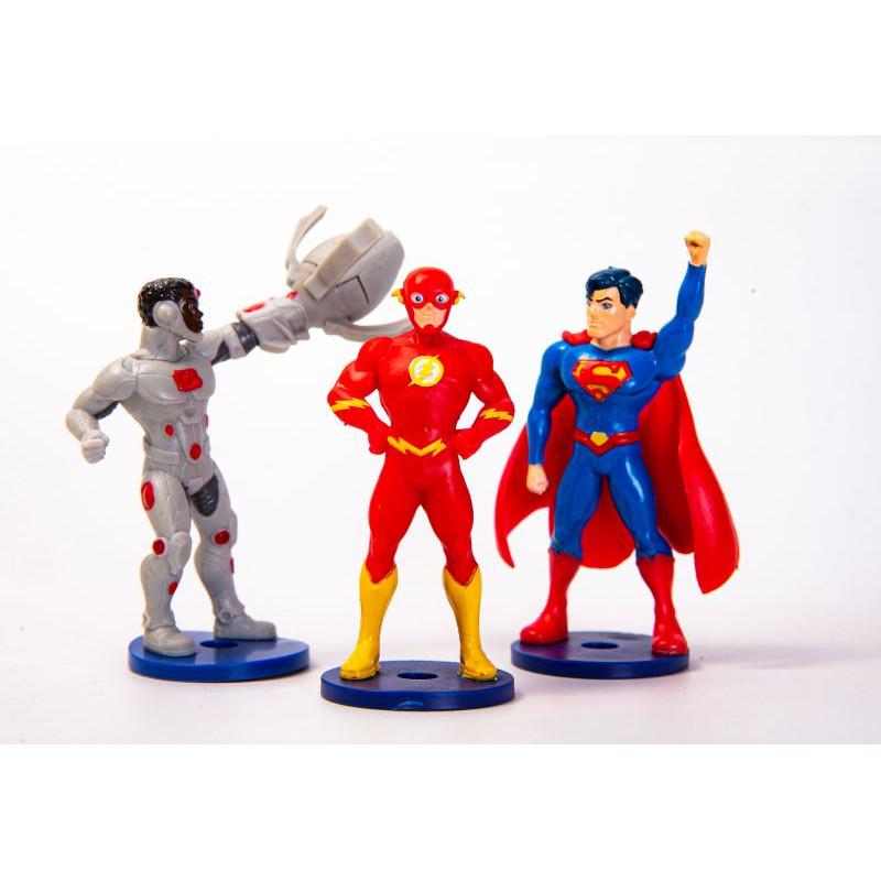 Justice League Φιγούρες-Τoppers 2Pack-4 Σχέδια (JUT01000)