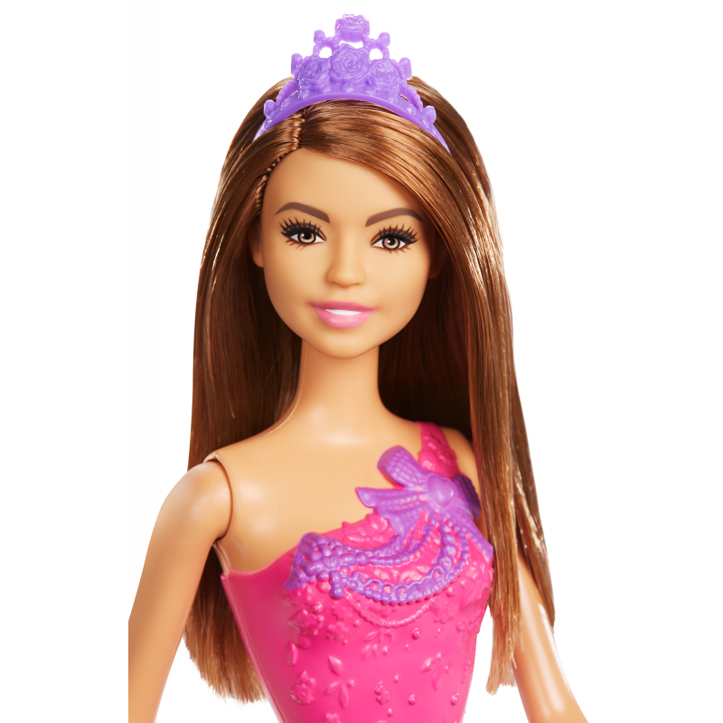 Barbie Princess Doll Purple Dress (DMM06-GGJ95)