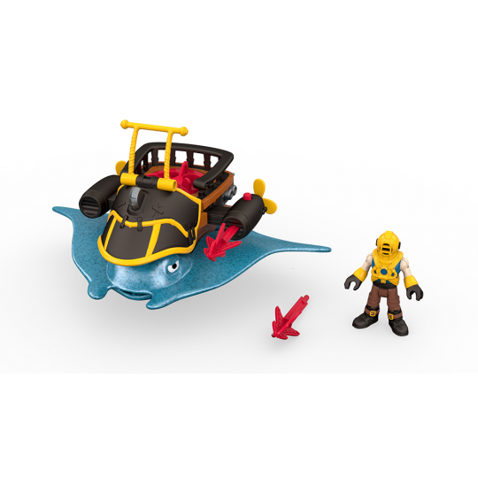 Imaginext Pirate Ship With Figure (DHH64-DTH43)