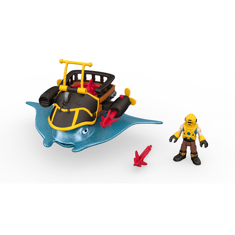 Imaginext Pirate Ship With Figure (DHH64-DTH43)