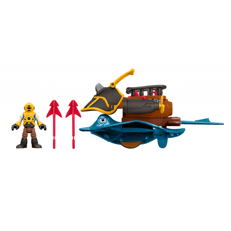 Imaginext Pirate Ship With Figure (DHH64-DTH43)