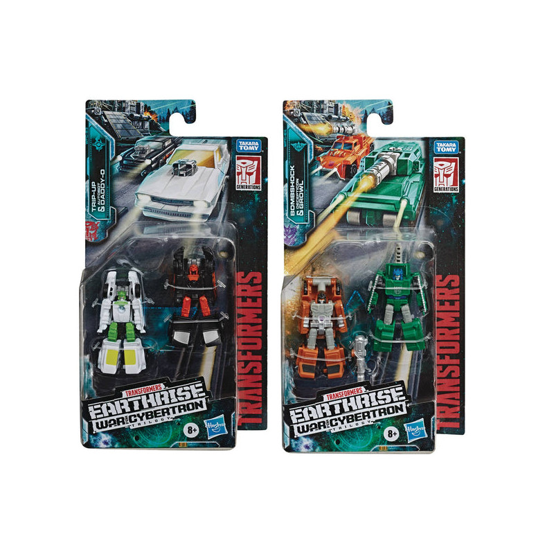 Transformers War For Cybertron Earthrise Micromasters Bombshock & Growl(E7119)