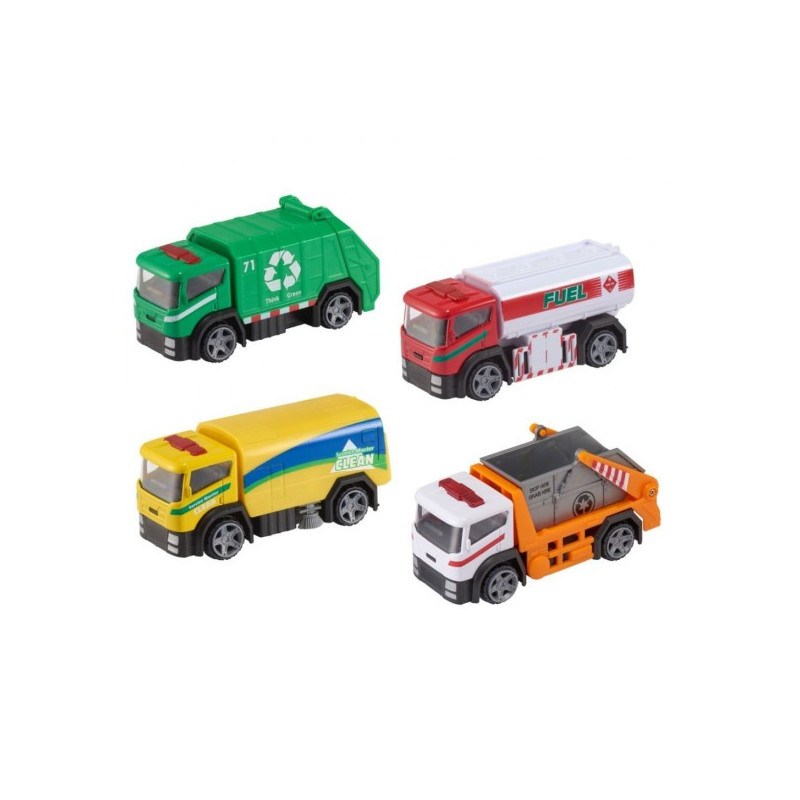 Teamsterz Φορτηγά Πόλης Die-Cast 1:43 Για 3+ Χρονών(7535-16449)