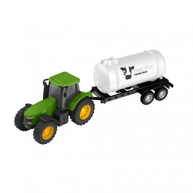 Teamsterz Tractor and Trailer For Ages 3+(7535-72300)