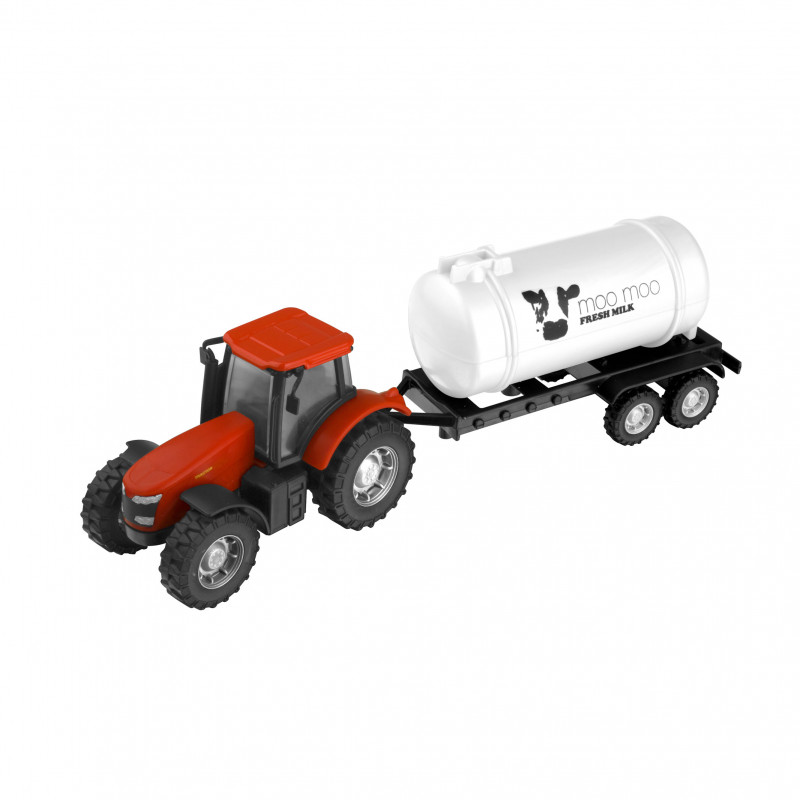 Teamsterz Tractor and Trailer For Ages 3+(7535-72300)