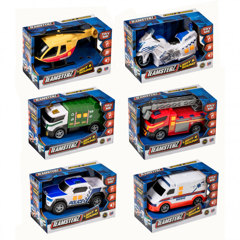 Teamsterz Light And Sound Vehicles For Ages 3+(7535-16584)