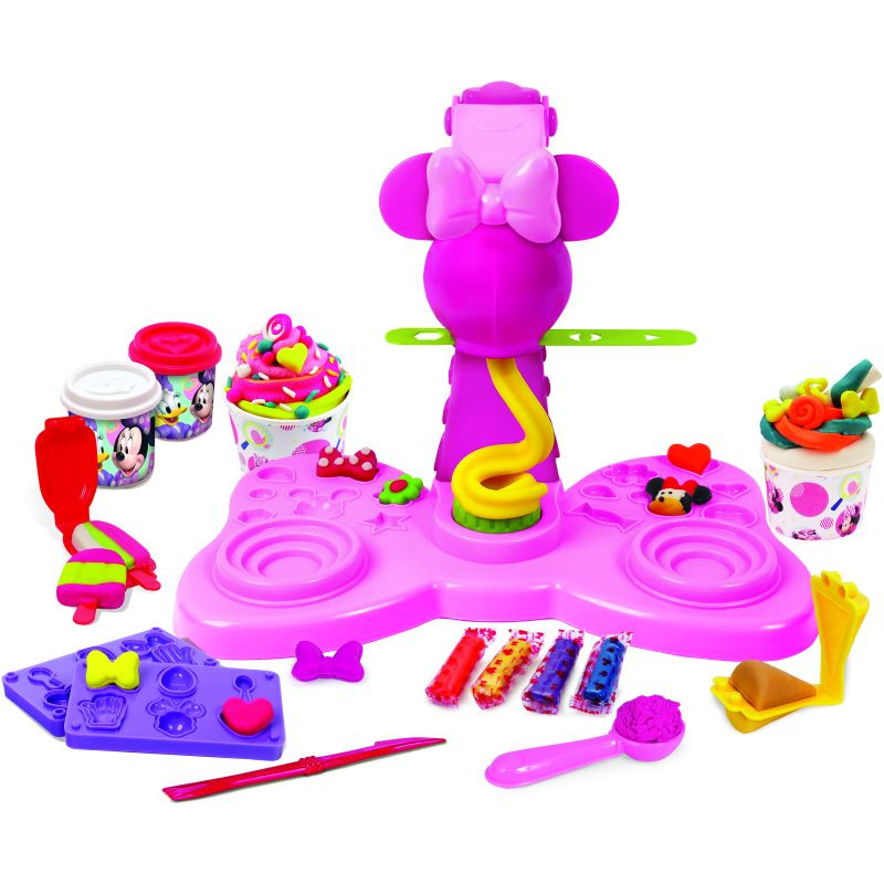 AS Dough Ice Cream Maker With 2 Dough Pot - 3D Caps And 4 Rods 308gr For Ages 3+(1045-03577)