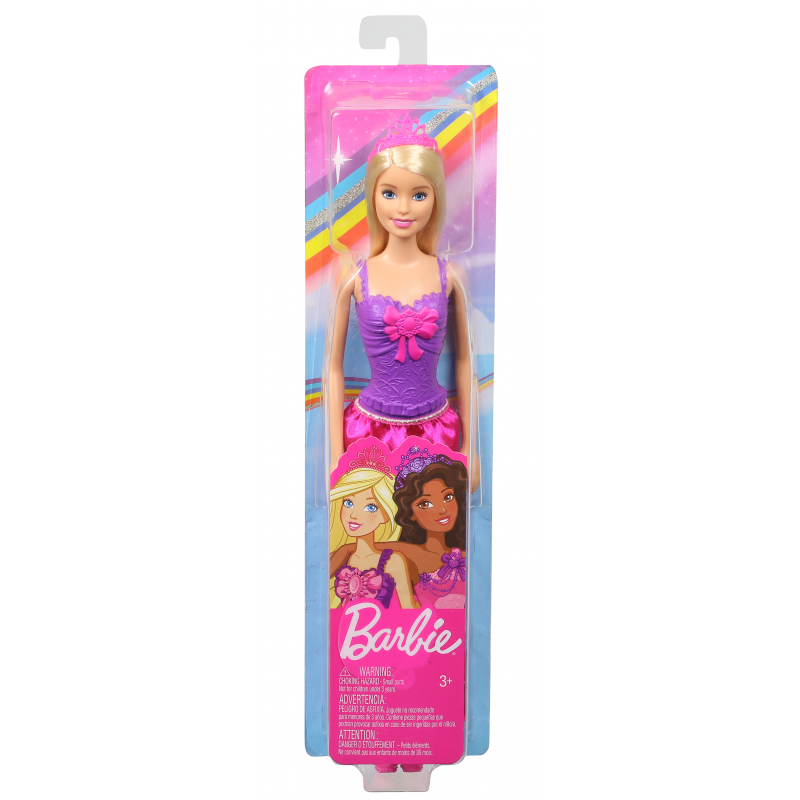 Barbie Princess Doll Purple Dress (DMM06-GGJ94)