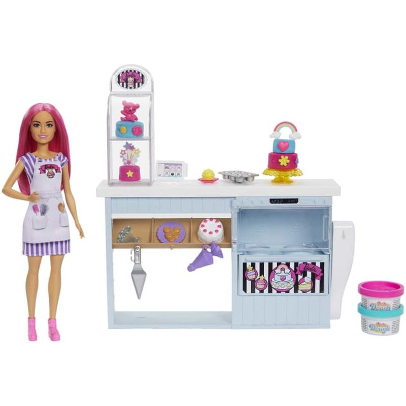 Barbie Bakery Playset With 12 In Petite Doll (HGB73)