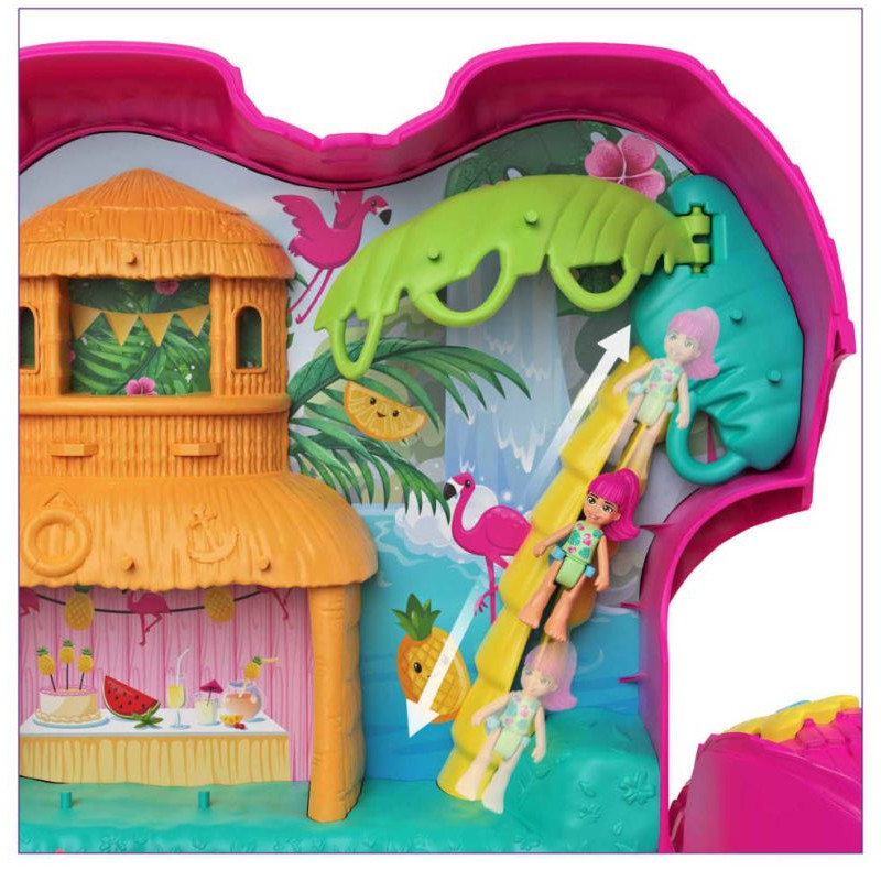 Polly Pocket Polly Φλαμίνγκο Πινιάτα Έκπληξη Σετ (HGC41)