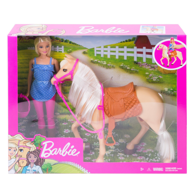 Barbie And Horse (FXH13)