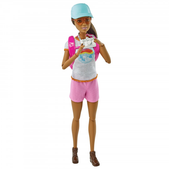 Barbie Hiking Doll Brunette (GKH73-GRN66)