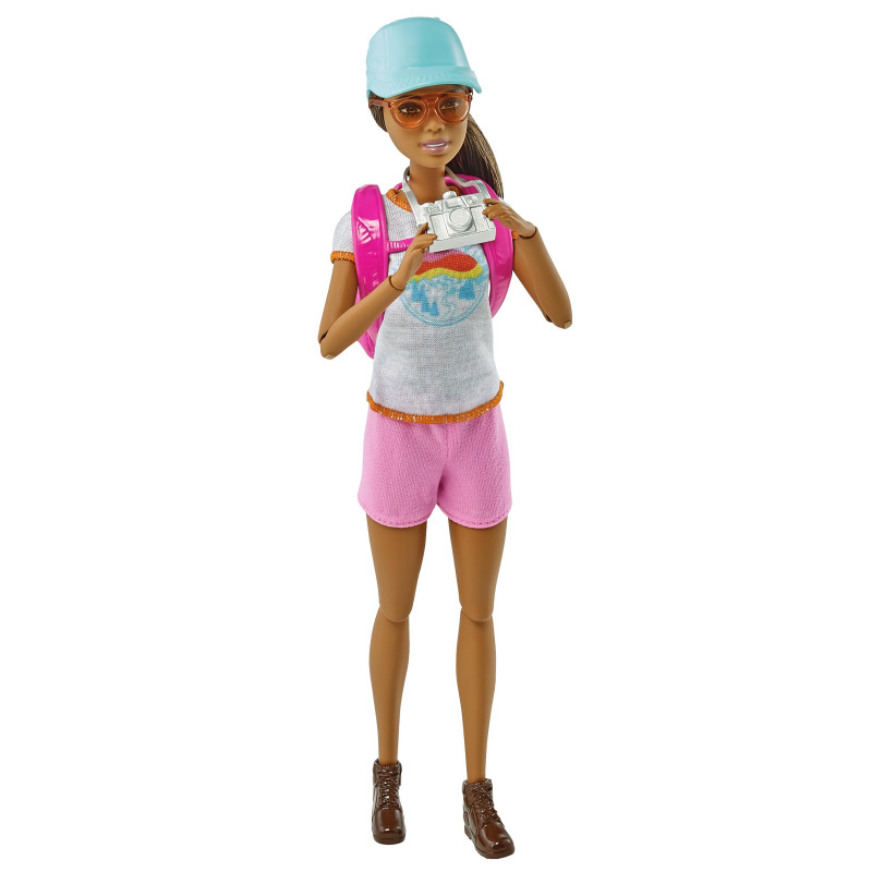 Barbie Hiking Doll Brunette (GKH73-GRN66)