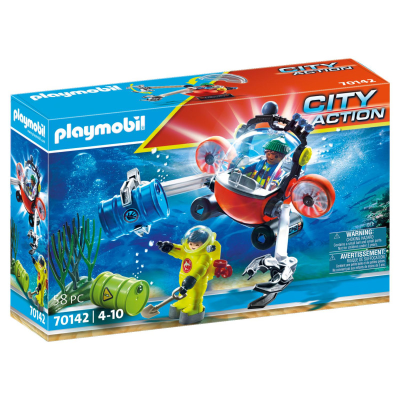 Playmobil Επιχείρηση υποβρύχιου καθαρισμού(70142)