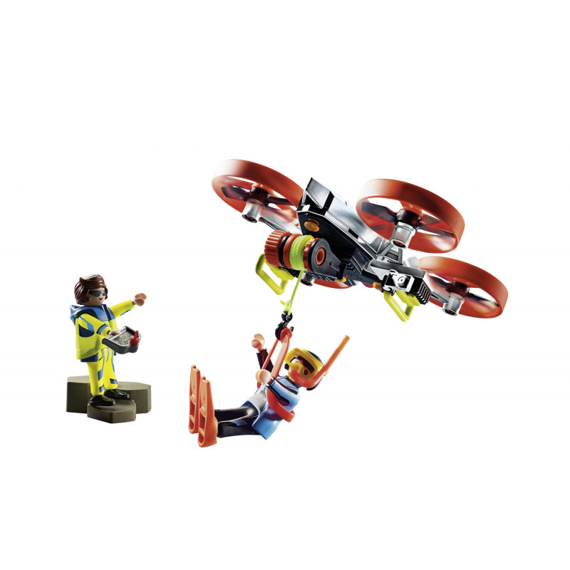 Playmobil Επιχείρηση διάσωσης δύτη με drone(70143)