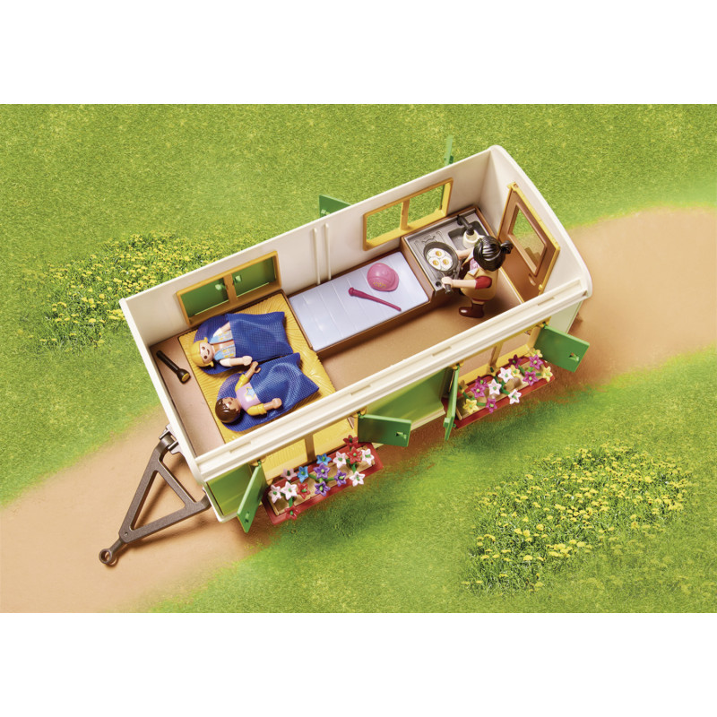 Playmobil Pony Shelter with Mobile Home(70510)