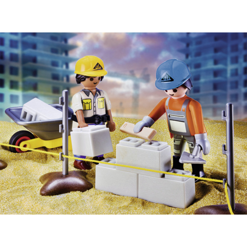 Playmobil Maxi Βαλιτσάκι Τεχνικά Έργα(70528)