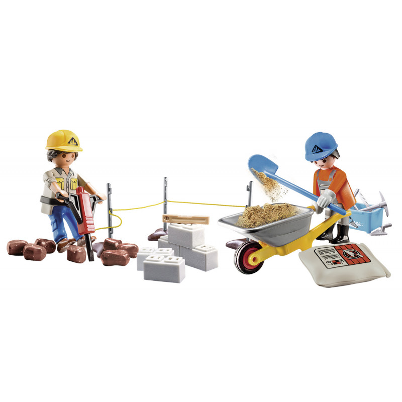 Playmobil Maxi Βαλιτσάκι Τεχνικά Έργα(70528)