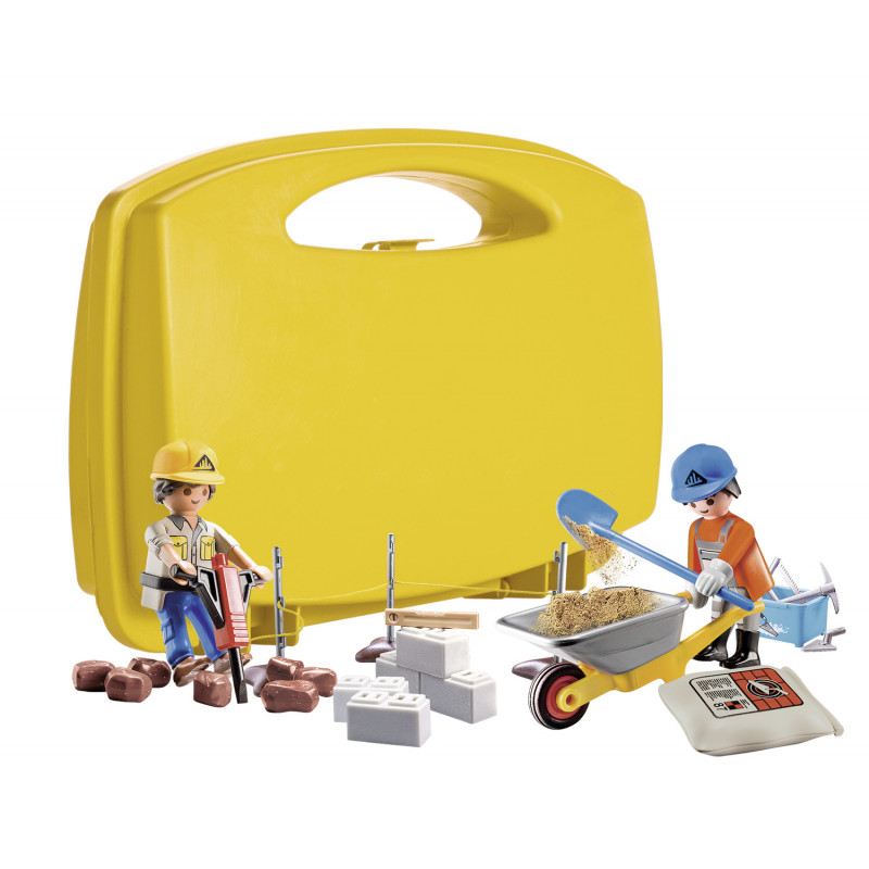 Playmobil Maxi Βαλιτσάκι Τεχνικά Έργα(70528)