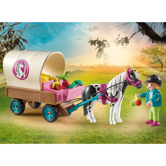 Playmobil Άμαξα με πόνυ(70998)