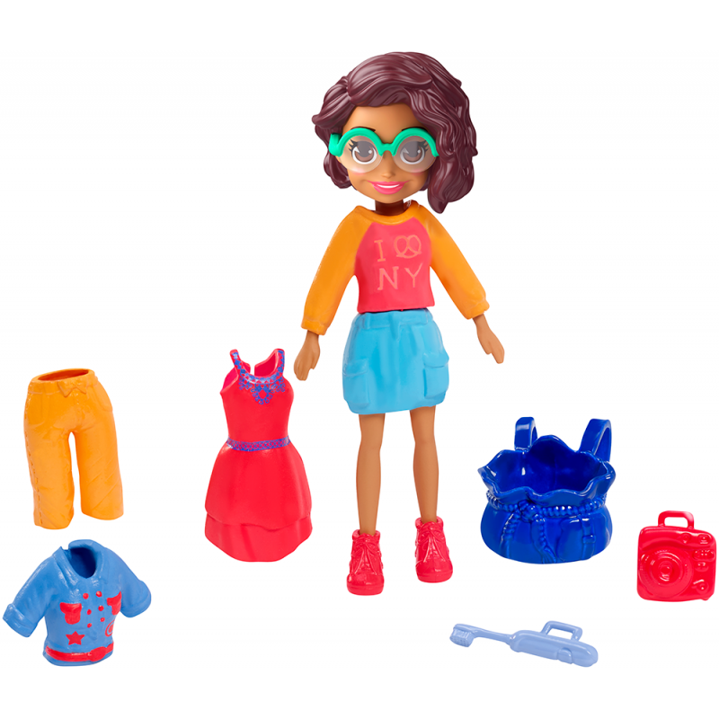 Polly Pocket Doll With Clothes (GDM01)